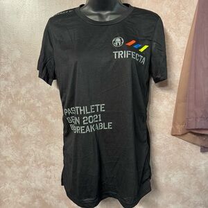Black Spartan Trifecta 2021 Tee Women XL new